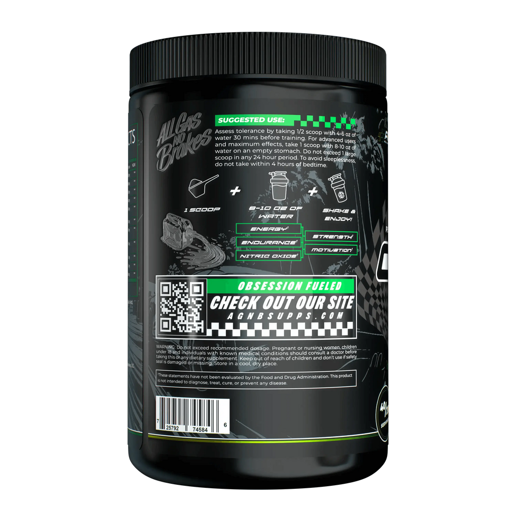 0-100 Pre-Workout™ - All Gas No Brakes Supplements®